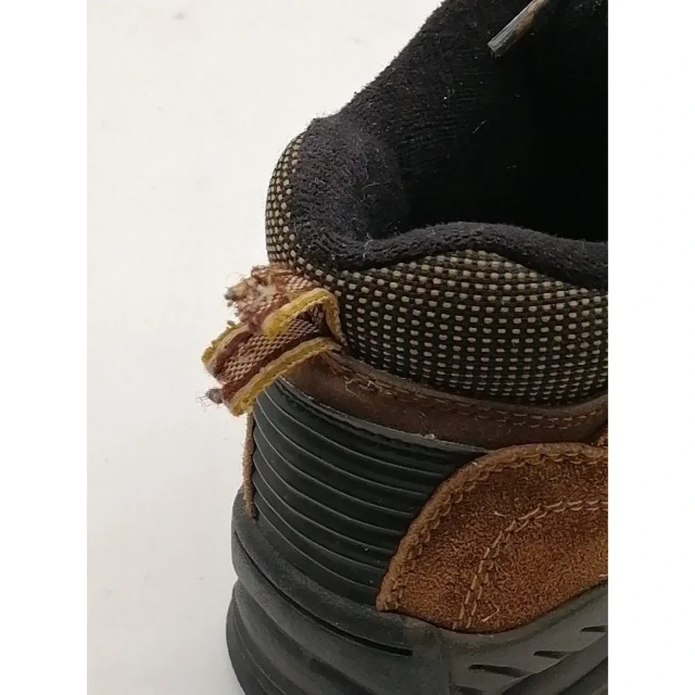 Cherokee Boots Mens Brown 7 Leather Hiking Shoe Work Chore Mid Top 093081379